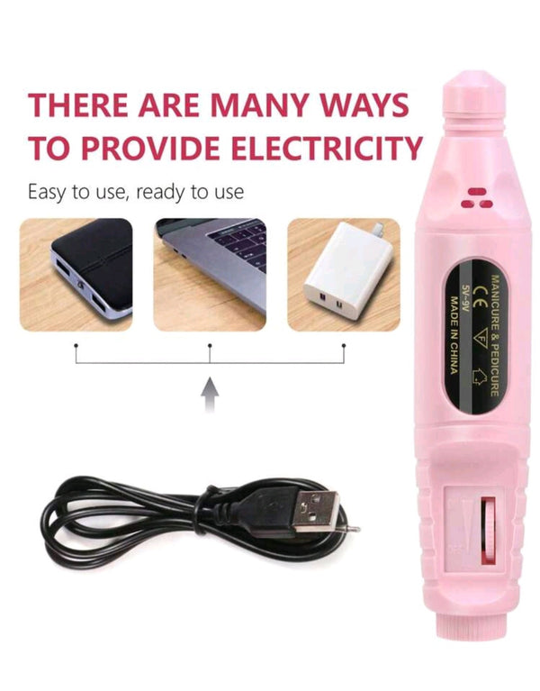 Electric Nail File Nail Drill Machine Kit