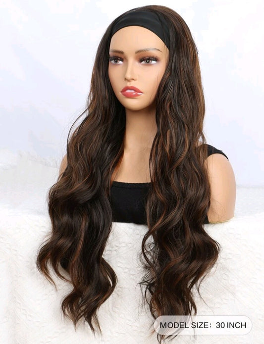 Ombre Honey Blonde Headband  Wig